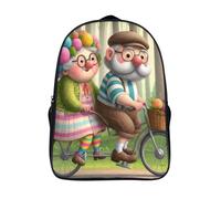 grands-parents sacs à dos unique sacs d'école 2 compartiment pour élèves primaire et secondaire faisons du vélo ensemble sac à dos imprimé en 3d-16,pour les voyages les affaires