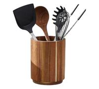 Grands porte-couverts en bois - 18 cm, rotation à 360 °, support à couverts de 7,1 pouces, cylindre de rangement rotatif pour ustensiles de cuisine | Rangement pour ustensiles de cuisine