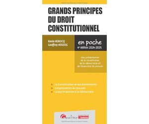 Grands principes du droit constitutionnel: Une présentation des notions de Constitution, de démocratie et d'exercice du pouvoir