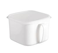 Grands récipients de stockage des aliments avec couvercles | Organisateur de cuisine hermétique pour garde-manger/réfrigérateur/comptoir | Boîte scellée en PP 5,5x5,5x3,7 pouces