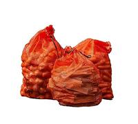 Grands sacs de rangement en maille à suspendre pour légumes - Sacs à bûches pour bois - Sacs à oignons pour le stockage - Filet de rangement pour légumes - Filet de rangement pour oignons - Petit sac