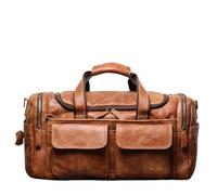Grands Sacs de Voyage Vintage de Haute qualité for Hommes, Sac à Main, Sac à bandoulière for Ordinateur Portable(Vintage Brown)