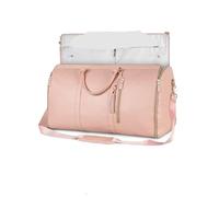 Grands Sacs polochons de Voyage, Sac à vêtements for Voyage Convertible, Sac de Week-End 2 en 1, Valise Suspendue, Sacs de Voyage(Pink)