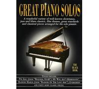 Grands solos de piano - Le livre noir