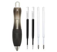 Grands stylos lestés pour patients atteints de Parkinson, tremblements essentiels, arthrite et faible force de préhension - Stylo lourd pour aider la maladie de Parkinson, le canal carpien et les