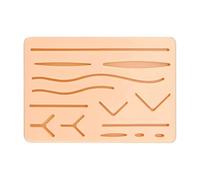 Grands tampons de Suture Améliorés,Coussin d'Entrainement,3 Couches avec 14 Plaies,pour la pratique médicale Suture Cours de formation pour étudiants,17 * 12 * 1.2CM