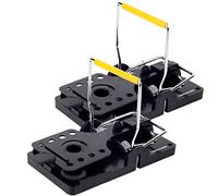 Grands Tapetteà Rat XXL de Capture Élevé, 2 Pièces Tapetteà Souris de Taille XXL Réutilisables, Piege a Rat Sensible pour Intérieur Cuisine Extérieur Jardin