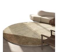 Grands Tapis Ronds Modernes, en Fausse Laine Douce Lavable, pour Le Salon, La Chambre À Coucher, Le Bureau, Tapis De Sol(Pattern C,200cmx200cm)