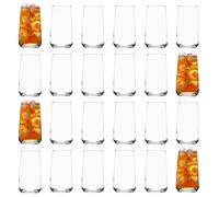 Grands verres à eau / à jus de fruit - Coffret-cadeau de 24 verres