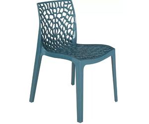 GRANDSOLEIL 22 Chaises Gruvyer polypropylène bleu tempête