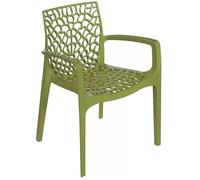 GRANDSOLEIL 22 Fauteuils Gruvyer polypropylène vert anis