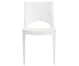 GRANDSOLEIL 24 chaises Paris en polypropylène blanc