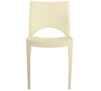 GRANDSOLEIL 24 Chaises Paris en polypropylène ivoire