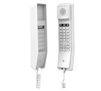Grandstream GHP610 Téléphone d'hôtel IP audio HD avec alimentation PoE 2 lignes Blanc
