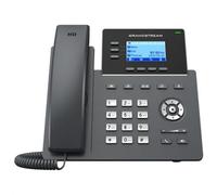 Grandstream Networks GRP2603P téléphone fixe Noir 3 lignes LCD