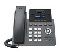 Grandstream Networks GRP2612G téléphone fixe Noir 4 lignes LCD