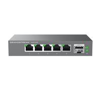 Grandstream Networks GWN7701P commutateur réseau Non-géré Gigabit Ethernet (10/100/1000) Connexion Ethernet, supportant l'alimentation via ce port (PoE) Noir