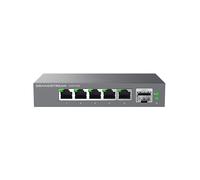 Grandstream Networks GWN7701PA : Switch Non-Géré 8 Ports Gigabit Ethernet, 1 Port SFP+, QoS, 16 Gbit/s, Montage en Rack, Alimentation Secteur, 150W