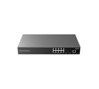 Grandstream Networks GWN7801P Commutateur Géré L2+ Gigabit Ethernet 8 ports RJ45 + 2 SFP, 20 Gbit/s, QoS, CLI, VLAN, Routage IP, ACL, Montage en Rack