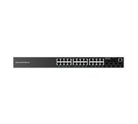 Grandstream Networks GWN7803P commutateur réseau Géré L2+ Gigabit Ethernet (10/100/1000) Connexion Ethernet, supportant l'alimentation via ce port (PoE) Noir