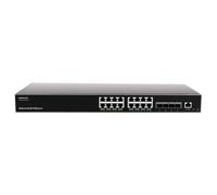 Grandstream Networks GWN7812P commutateur réseau Géré L3 Gigabit Ethernet (10/100/1000) Connexion Ethernet, supportant l'alimentation via ce port (PoE) Gris