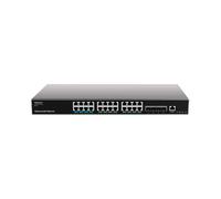 Grandstream Networks GWN7813P : Commutateur Géré L3 Gigabit Ethernet 24 ports RJ45 + 4 SFP+, PoE+ 360W, 128Gbps, QoS, Cloud, ACL, IPv4/IPv6