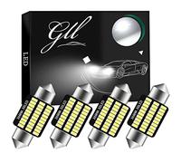 Grandview 4pcs 36MM C5W Canbus Blanc Ampoules LED Intérieures avec 20-3014-SMD 6411 6413 6418 LED Ampoules pour Voiture Intérieur Dôme Carte Porte Lumières Plaque de Courtoisie (DC 9-16V)