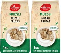 GRANERO Fruits Muesli 1K (Lot de 2)