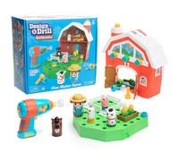 Grange Bolt Buddies Design Drill De Learning Resources Jouet De La Ferme Avec Fermier Jeux De Construction Stem Cadeau Pour Garçons Et Filles Cadeaux Pour Enfants De 3 4 5 Ans Et Plus