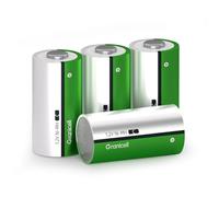 Granicell C Lot de 4 piles rechargeables haute énergie 5000 mAh NiMH à cellules C