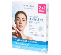 Granions Anti-âge masques éclat 2+1 offert Masque(S) Pour Le Visage 1 pc(s)