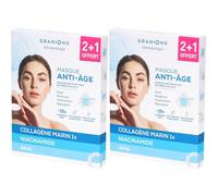 Granions Anti-âge masques éclat 2+1 offert Set(S) 2x1 pc(s)