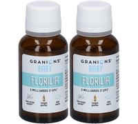 GRANIONS® Baby Florilia - Probiotiques Compte Gouttes Goût Neutre Sirop 2x15 ml