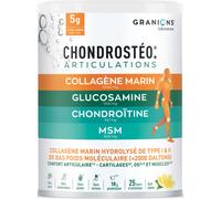 Granions Chondrosteo + Articulations Collagène Marin Poudre Gout Citron 250g