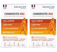 GRANIONS Chondrostéo + Max Douleurs Articulaires - 60 comprimés (Lot de 2)