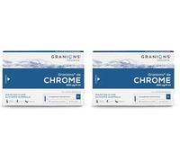 GRANIONS Chrome - 200 µg - Fabriqué en France - Maintien d'une glycémie normale - Coupe Faim - 30 ampoules (Lot de 2)