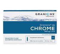 Granions Chrome 200mcg 30 Ampoules