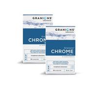Chrome GRANIONS - 250 µg - Fabriqué en France - Maintien d'une glycémie normale - Coupe Faim - Lot de 2 x 60 comprimés