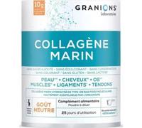Granions Collagène Marin Poudre Type 1 Vitamine C 10g Goût Neutre 27 Jours