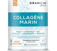 Granions Collagène Marin Poudre Type 1 Vitamine C 10g Goût Neutre 27 Jours