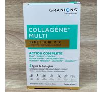 GRANIONS Collagène+ Multi type I, II, III, V, X - 60 Gélules - 03/28