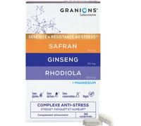 Granions Complexe Anti-Stress Rhodiola Ginseng 30 Comprimés