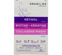 Granions Complexe Beauté Peau Cheveux Ongles 60 Comprimés