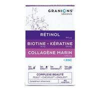 GRANIONS Complexe Beauté Rétinol Biotine Kératine Collagène Marin Comprimé(S) 60 pc(s)