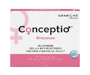Granions Conception Grossesse Vitamines et Minéraux DHA 30 gélules