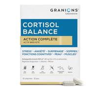 Granions - Cortisol Balance - Ashwagandha -Magnesium - anti stress- 60 cps | Action Complète - Ashwagandha - Anti Stress - Cortisol - Ashwagandha Ksm-66 - L Theanine - Magnesium bisglycinate - Mélisse