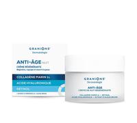 Creme de Nuit Visage Anti Âge - Masque de NUIT - RÉGÉNÉRANTE - Creme Hydratante Visage Action Anti Ride - Collagene Marin, Acide Hyaluronique, Retinol - Creme Visage Femme - GRANIONS - 50 ml