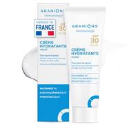 Granions - Creme Hydratante Visage SPF 30 - Niacinamide - Creme visage 40ml | Acide Hyaluronique - Creme Hydratante Visage - SPF - Niacinamide - Probiotique - Protection Solaire - Creme hydratante