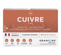 Granions Cuivre 2mg 30 Ampoules