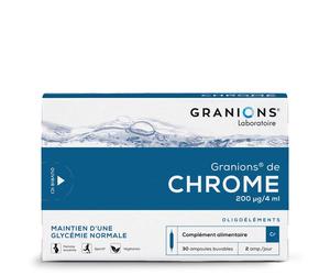 GRANIONS de Chrome 30 ampoules